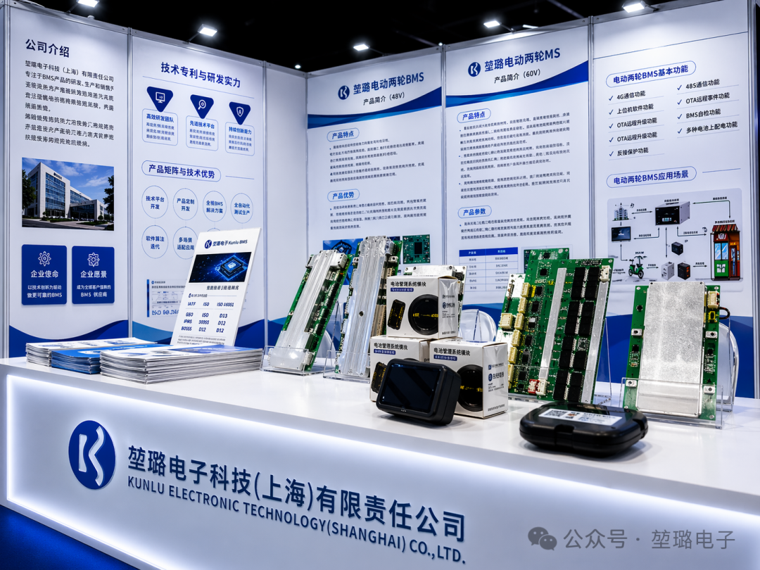 Kunlu debuts new BMS and Bluetooth battery display at Feng County EV Expo